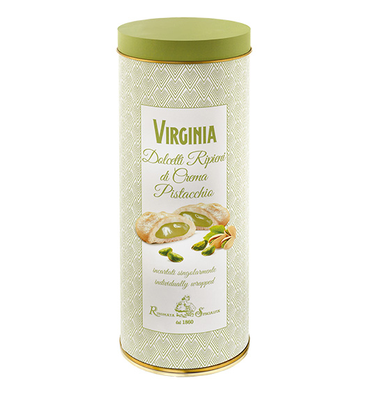 Biskuits gefüllt mit Pistaziencreme